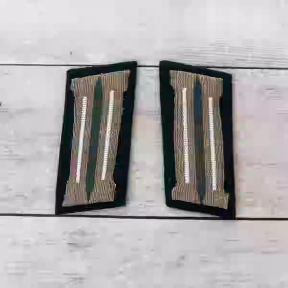 Wehrmacht Infantry Officer's Collar Tabs Wehrmacht Infantry Officer's Collar Tabs – Premium Replica, made of Dark green wool