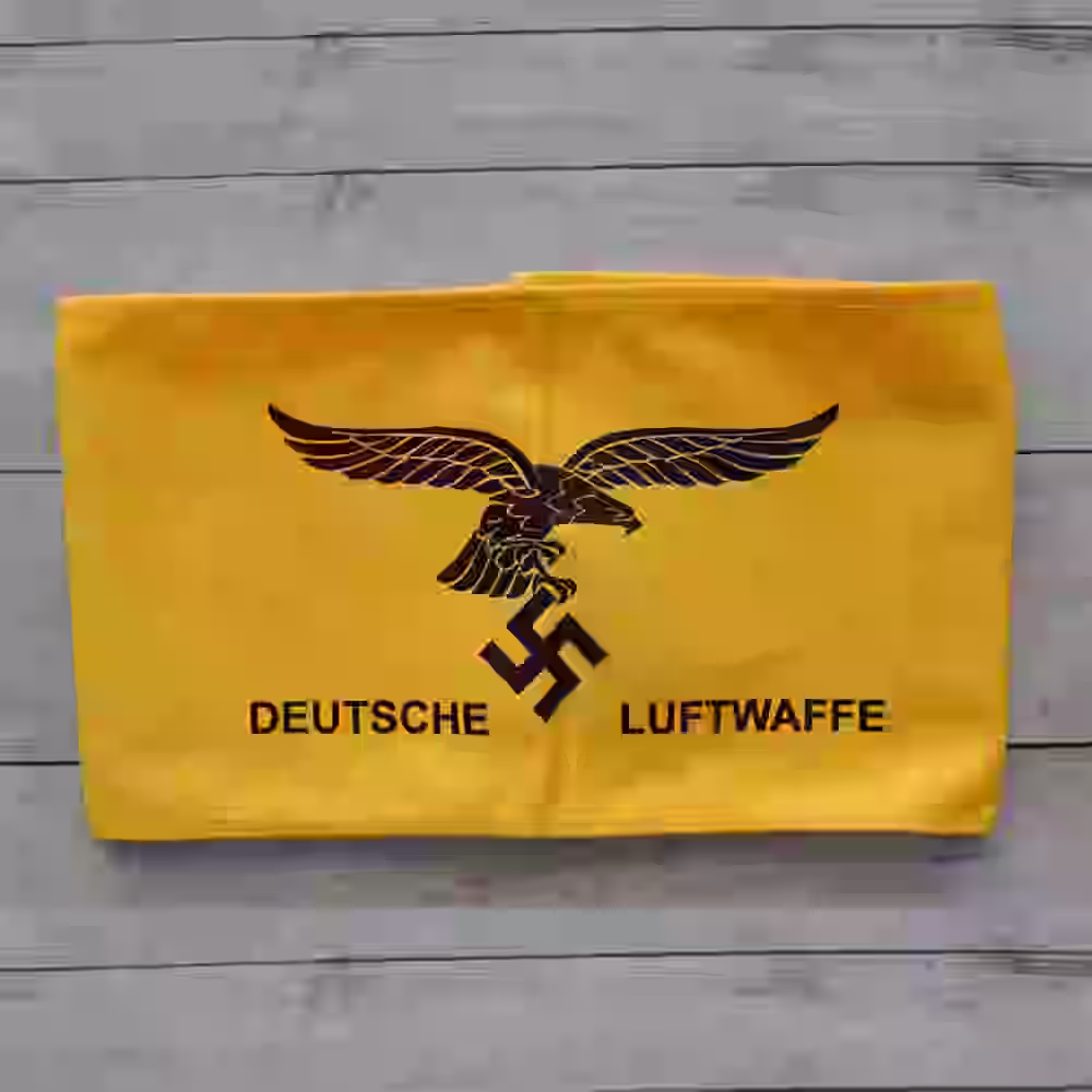 Deutsches Luftwaffe Armband Deutsches Luftwaffe Armband – Premium Replica, made of Printed design on yellow wool background