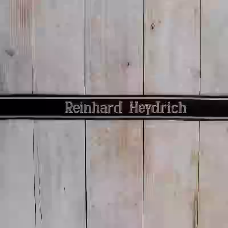 Reinhard Heydrich EM Cuff Title Reinhard Heydrich EM Cuff Title – Premium Replica, made of Black woven silk with hand-embroidered grey thread